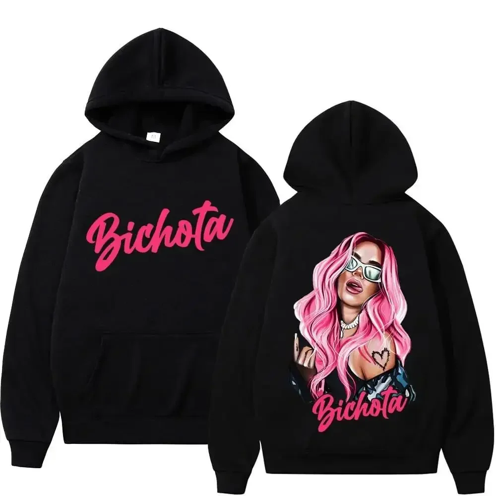 Female Singer Karol G Hoodies Manana Sera Bonito Printing Hoodie Bichota Multi-colors Sweatshirts Y2k Fleece Hoody for Men Women