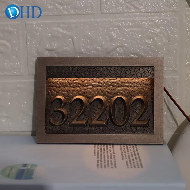 Sell House Numbers and Gold Brass Door Number Letters Door Plates for Door Numbers