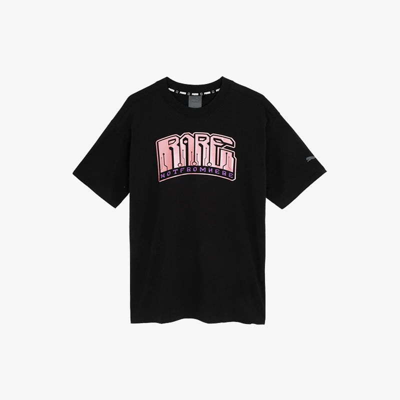 

Puma genuine Men's Simple Printed Round Neck Fashion Short Sleeve T-Shirt 625344-01