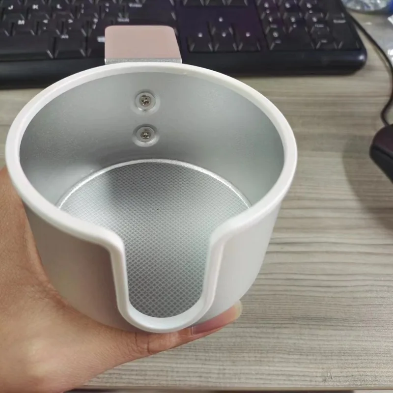 

Multifunctional Desk Cup Holder 360° Rotating Headphone Hanger Aluminum Alloy Japanese Style Headset Stand Organizer