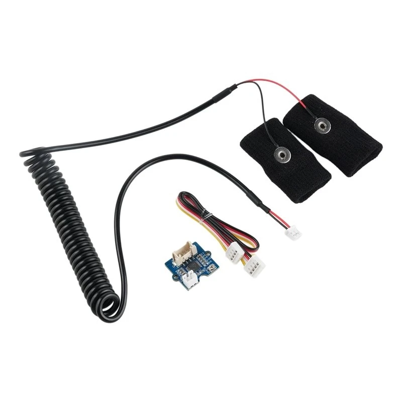 2026 New Fingertip GSR Skin Current Sensor GSR Kit Resistance Electrical Conductivity Grove Detection Module