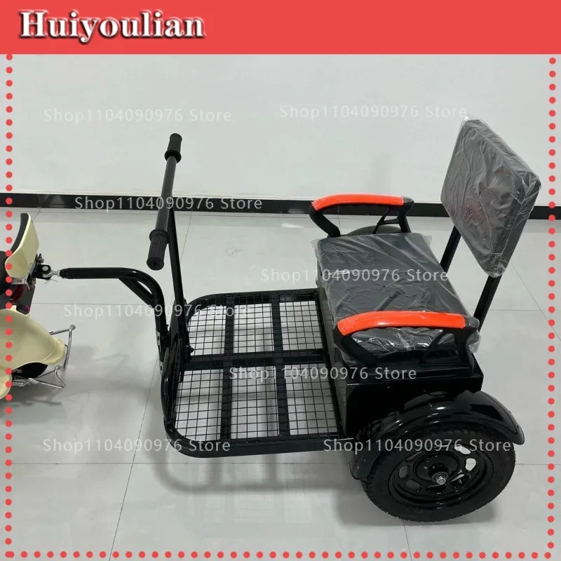 

Bicycle Electric Motorcycle Rear Mounted Cargo Trailer Small Cart for Outdoor Travel