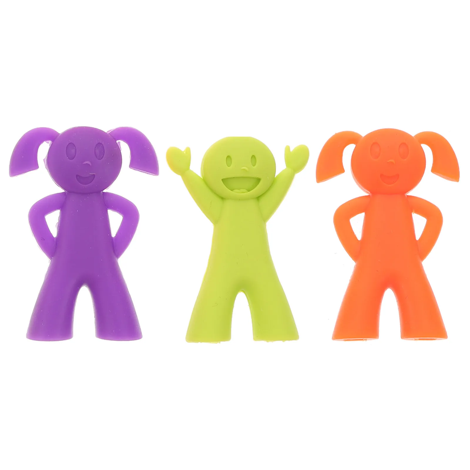 6Pairs Cartoon Silicone Training Chopsticks Kids Practice Chopsticks Easy Grip Helper Lightweight Soft Finger Hooks Promote