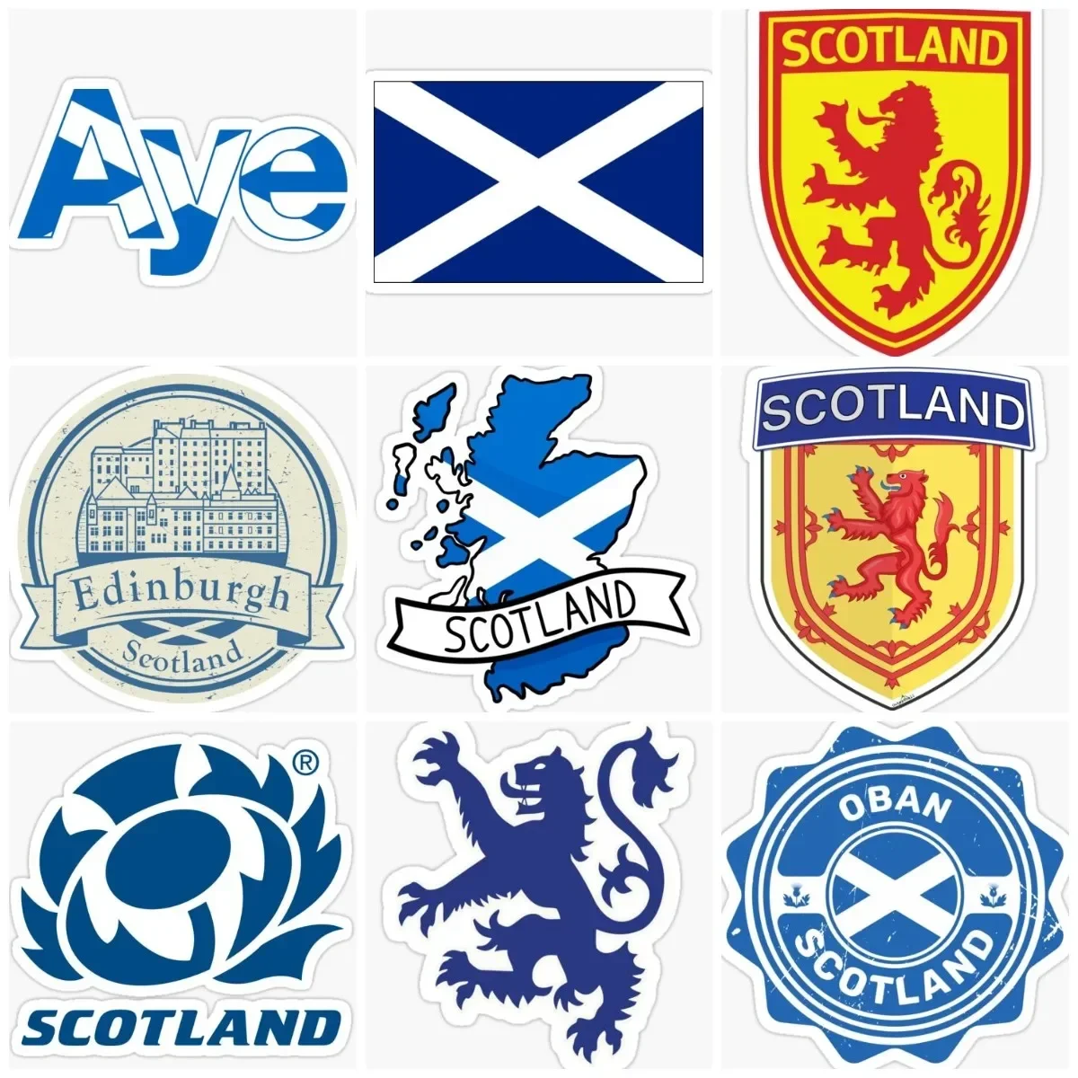 

Scotland Flag Map Emblem Sticker Car Window Glass Laptop Bumper Wall Truck Moto Bicycle Door Van Helmet Racing Camper Decal PVC