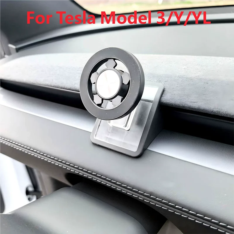 For ‌Refreshed Tesla Model YL/Y/3 2025 2026 Car Phone Holde Mobile Cell Phone Support Mount Car Phone Stand Compatible