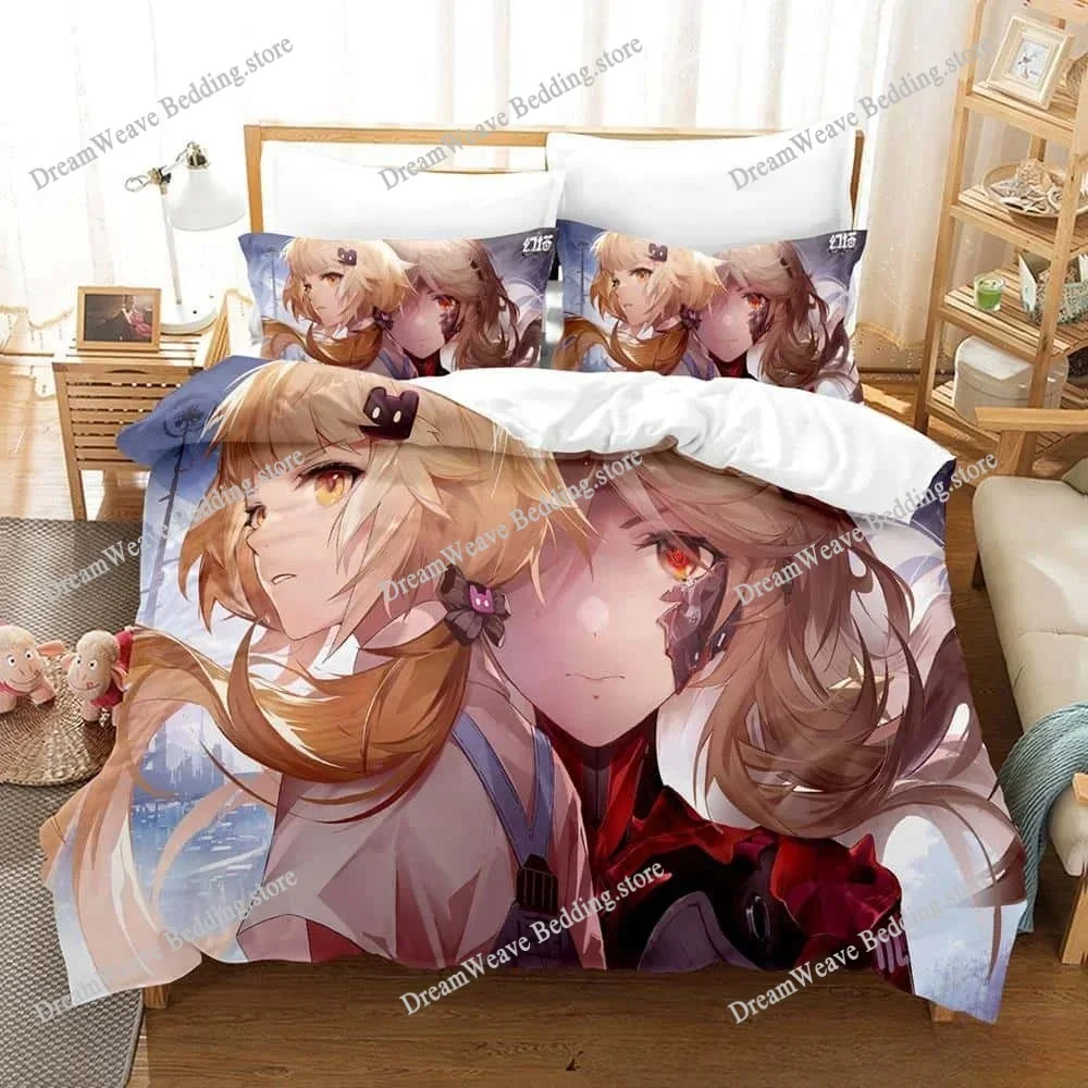 3D Printing Game Tower of Fantasy Anime Bedding Set Single Twin Full Queen King Size Bed Set Adult Kid Bedroom Duvetcover Sets96