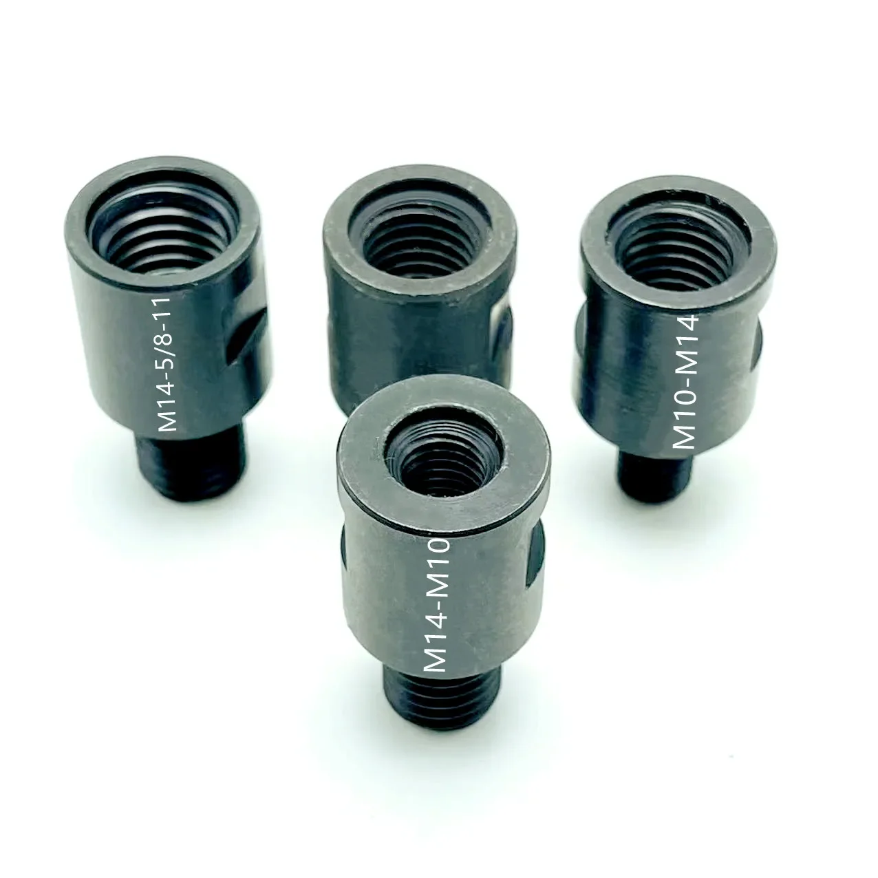 M14 อะแดปเตอร์เครื่องบดมุม M10 M14 5/8-11 ''Converter Adapte Arbor Connector ขัดสําหรับ Diamond Core Bit Hole Saw