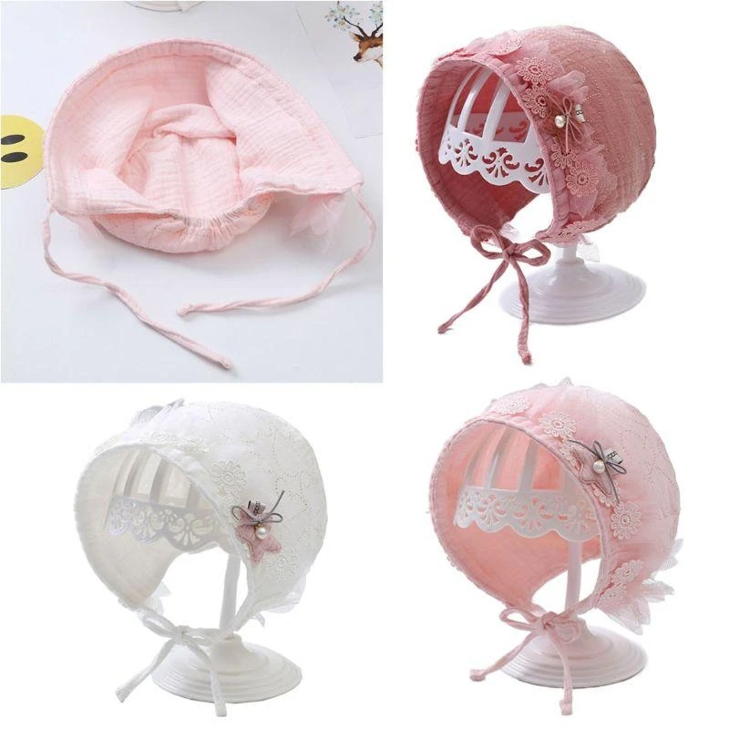 090B Newborn Photo Props Baby Girl Summer for Sun Hat Toddlers Newborn Baby Girls