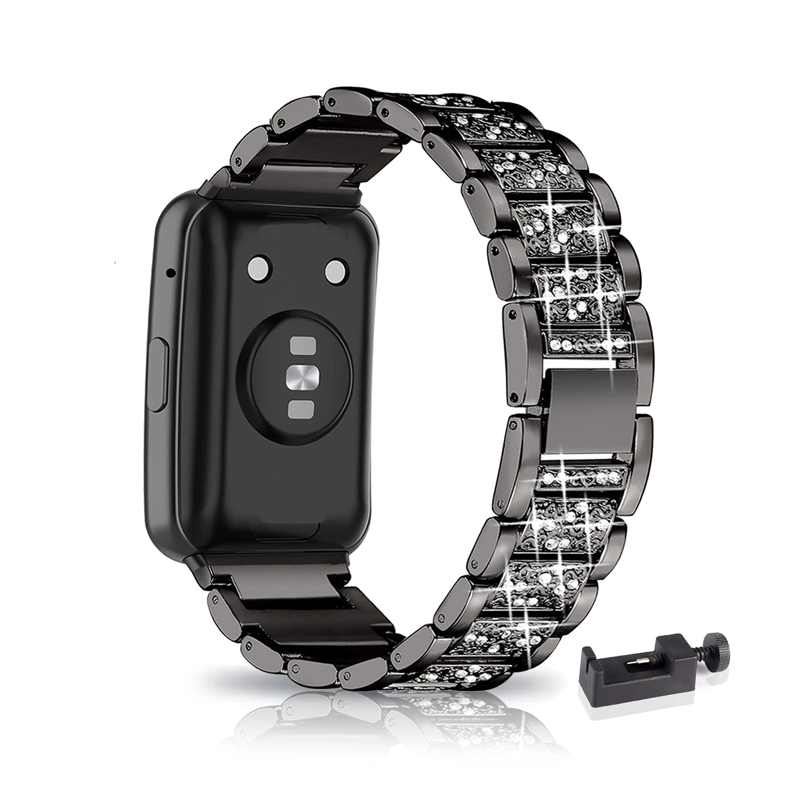 

Diamond Bands for Huawei Watch Fit Band, Glitter Metal Strap for Women