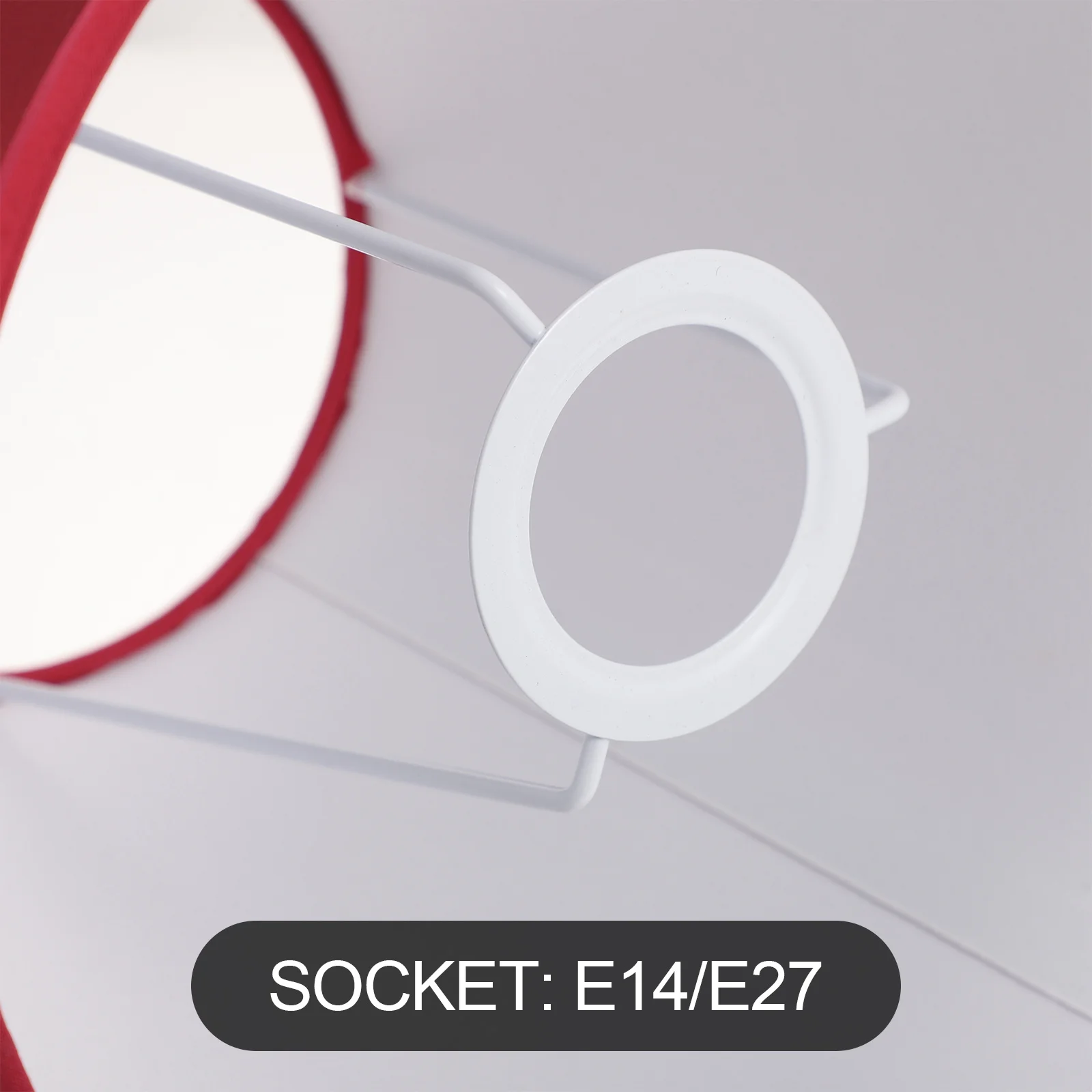 

Cloth Lampshade E27/E14 Base Retro Drum Shade For Bedroom Living Room Wall Desk Lamp Indoor Light Cover Replacement Lamp