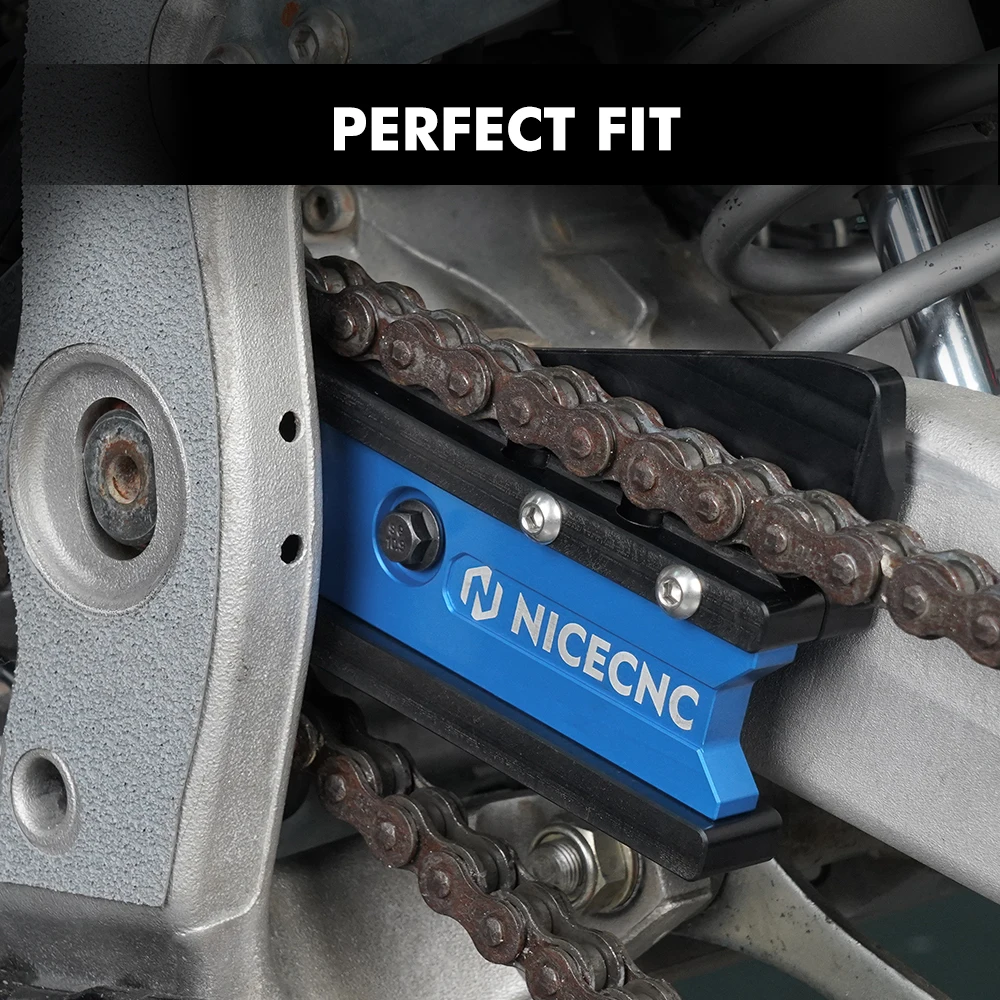 NICECNC For YFZ450R ATV Chain Guide Guard Cover Protector for YAMAHA YFZ 450R 2009-2023 YFZ450X YFZ450RSE Aluminum & Plastic