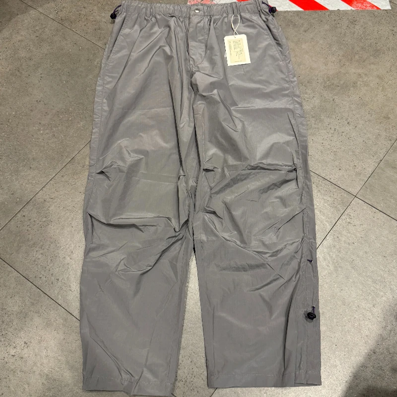 

Lightweight Casual Pants Loose Fit Straight Leg Dstring Waist Outdoor Summer Trousers Japanese Plaid Cone ape