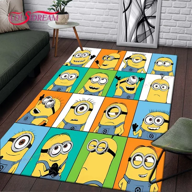 

Famous Film M-Minion Character Carpet Living Room Bedroom Bedside Mat Fashion Floor Mat Area Rug Door Mat