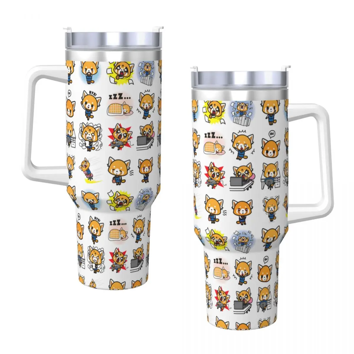 Stainless Steel Tumbler Sanrio Aggretsuko (5)-bayingimg Thermal Cups Portable Cold Drink Mugs Cup Travel Custom Water Bottle