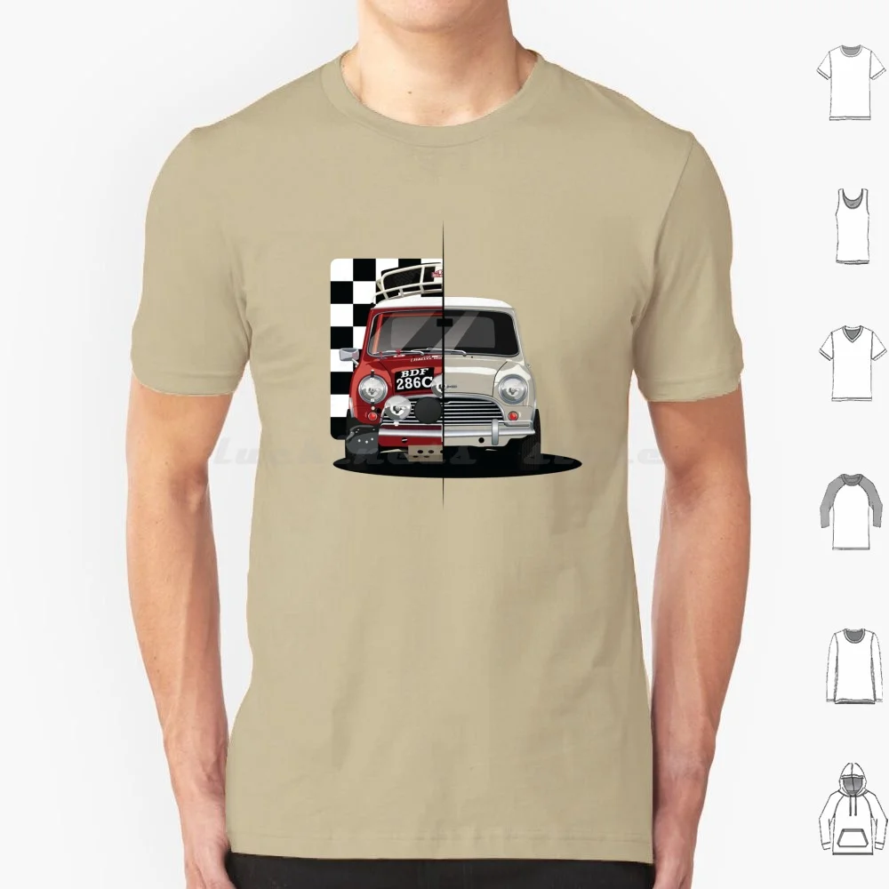 Mini Rallycar T Shirt Cotton Men Women DIY Print Rally Mini Rallycar Classic Dirt Racecar Cooper Works Austin Monte Carlo Bean