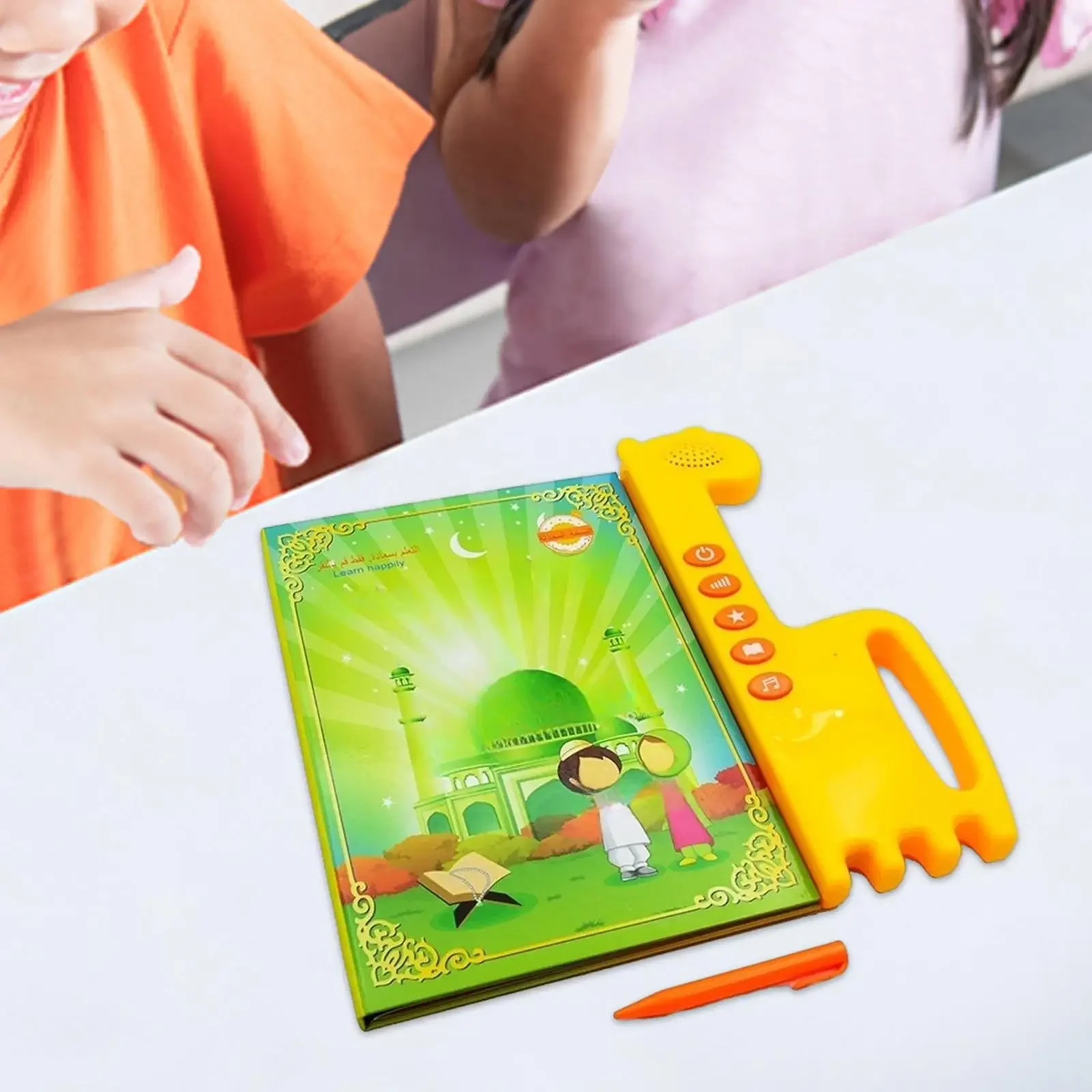 Libro di apprendimento arabo Giocattoli per lo sviluppo Parola araba Apprendimento Giocattolo educativo Giocattolo multifunzionale per bambini Regalo Ragazzi