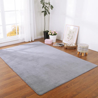 Solid Color Living Room Decoration Plush Carpet Large Area Rugs for Bedroom Thick Lounge Washable Floor Mat Home Fluffy Soft Rug