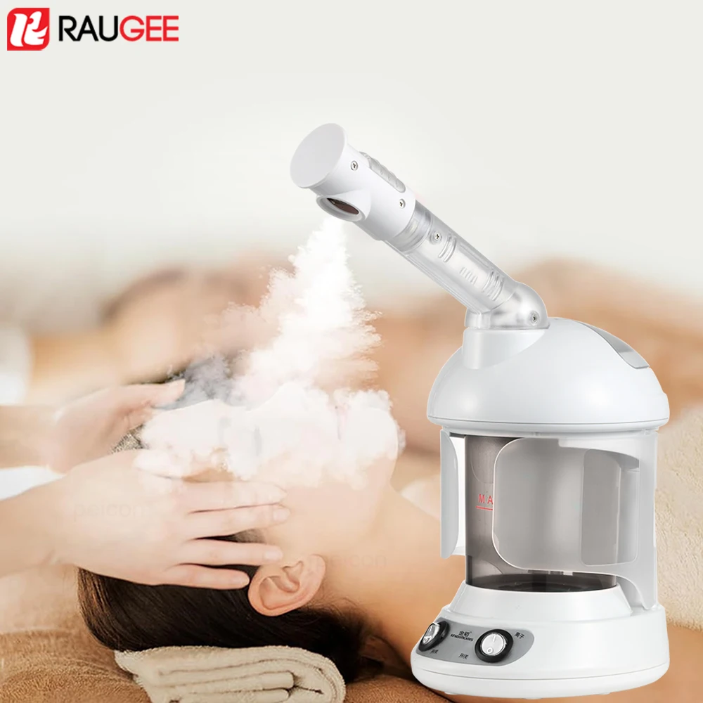 Facial Steamer Portable Facial Hot Spray Steamer With Extendable Arm Steaming Warm Mist Humidifier Heated Humidifier Evaporator