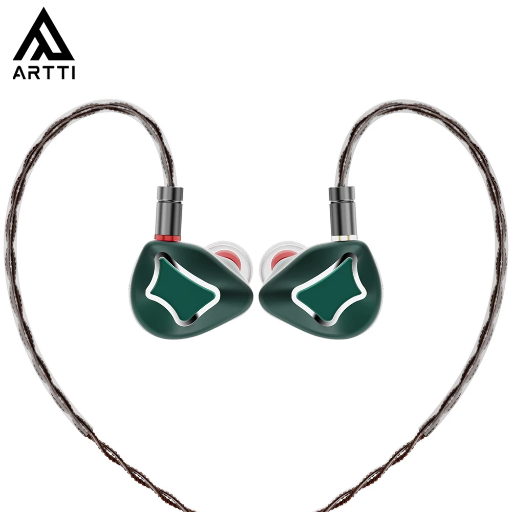 ARTTI R1 ثلاثية الأبعاد أفضل سلكية HIFI داخل الأذن IEMs سماعة ثلاثية ديناميكية سائق ستيريو مرحبا الدقة مرحبا فاي مراقب سماعة كابل قابل للفصل