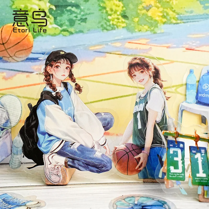 

15 шт./1 лот, кавайные наклейки для скрапбукинга, погоня за годы мечты, мусорный журнал, золотой планировщик, канцелярские наклейки, декоративные наклейки для планировщика