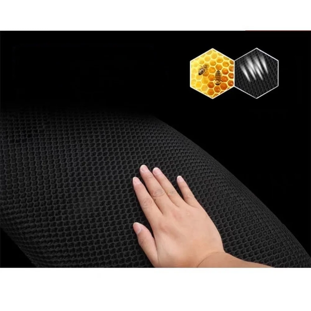 Bike Seat Protector Black Motorbike Seat Cover Shockproof Protection Anti-slip Anti-wear Quick-dry Cushioning Pad