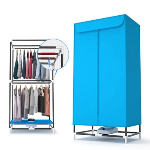 의류 건조기 전기 옷장 접이식 스테인리스 스틸 랙 대용량 가정용