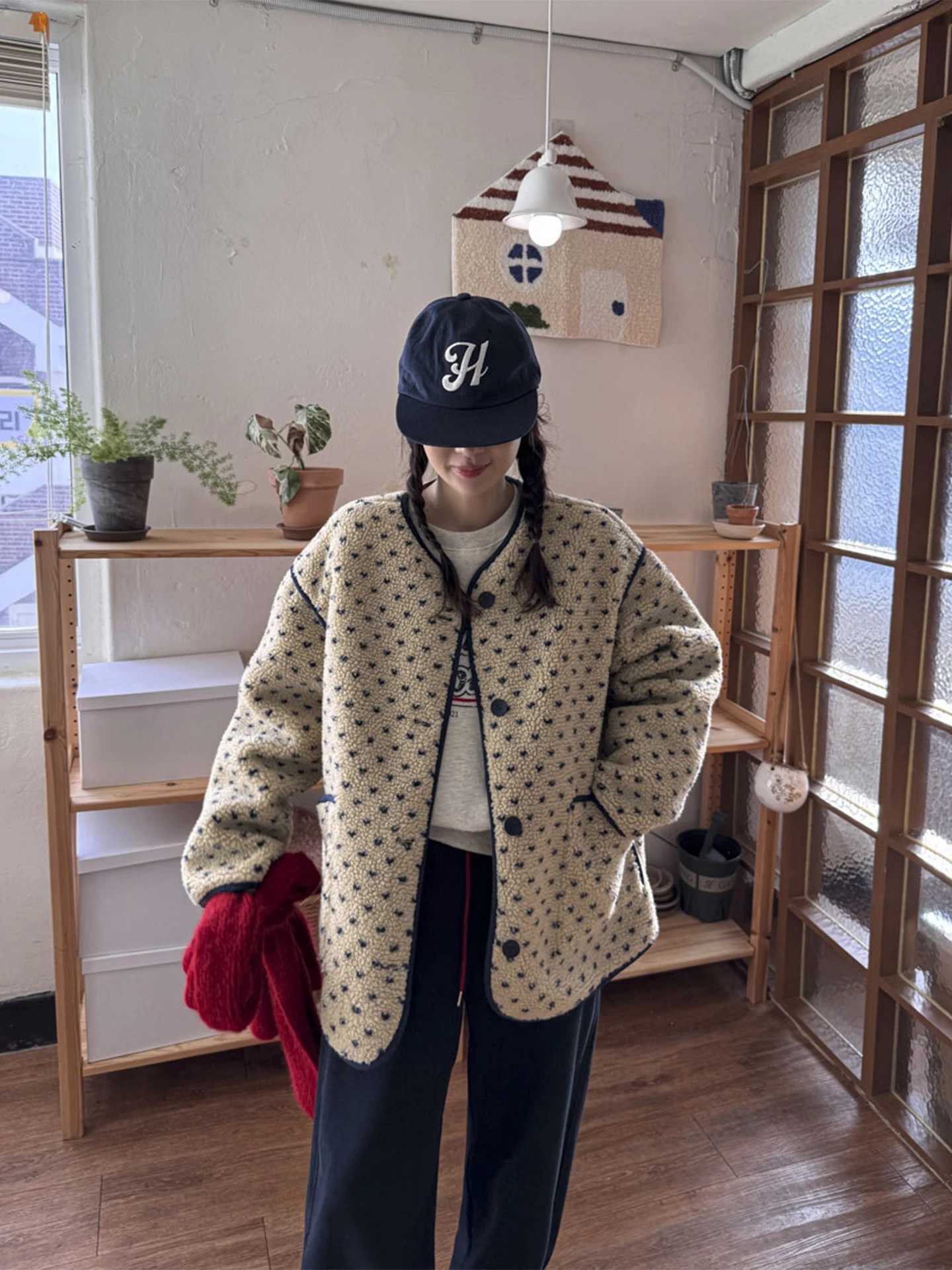 

Антивозрастная женская зимняя куртка из меха ягненка, новая цветная блузка, хлопковая одежда, меховая одежда из натуральной кожи с узором в виде сердца, V-ne...