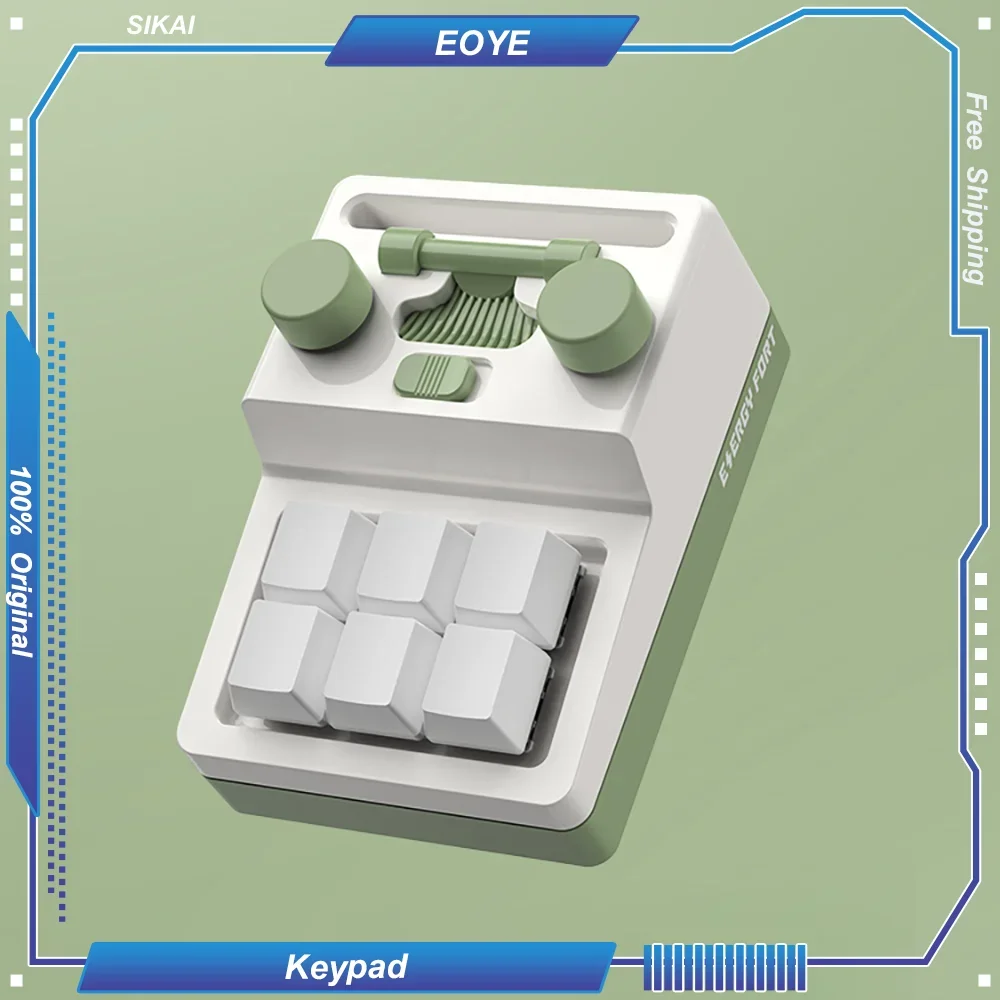 

Индивидуальная механическая клавиатура SIKAI, трехрежимная беспроводная связь BT/2,4G/проводная клавиатура для копирования и наклеивания, горячая замена, RGB, редактирование, дизайнерские игры