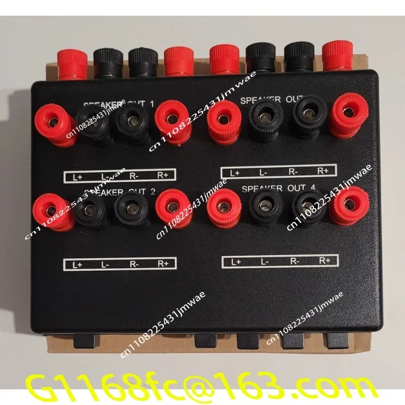 [Wavelet Sub2] 2-in-1 4-out Speaker Audio Switcher Controller Selector Amplifier Home (Banana Plug) part