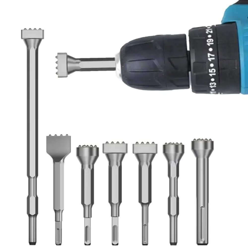 

Alloy Head Bushing Bit Surface Roughening Multifunctional Breaker Concrete Bushing Bit Round Square HexagonTips