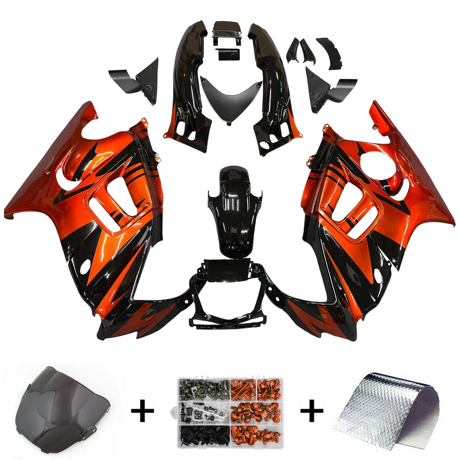 

Topteng Injection Fairing Kit Bodywork Plastic ABS For Honda CBR600 F3 1995-1996