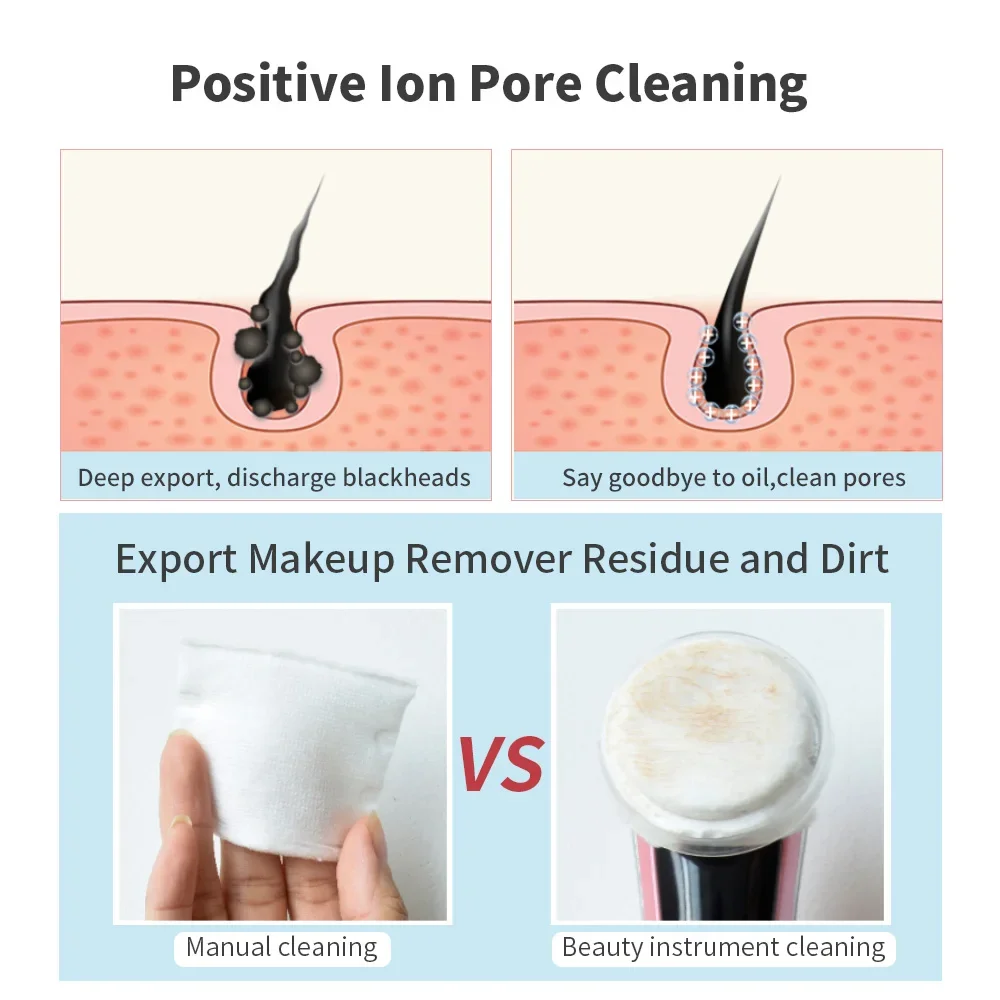 Nieuwe Gezicht Massager UltraLight Draadloze Foton Verjonging Schone Huidverzorging Draai Poriën Verminderen Acne Kalmeren Ogen Trillingen Apparaat