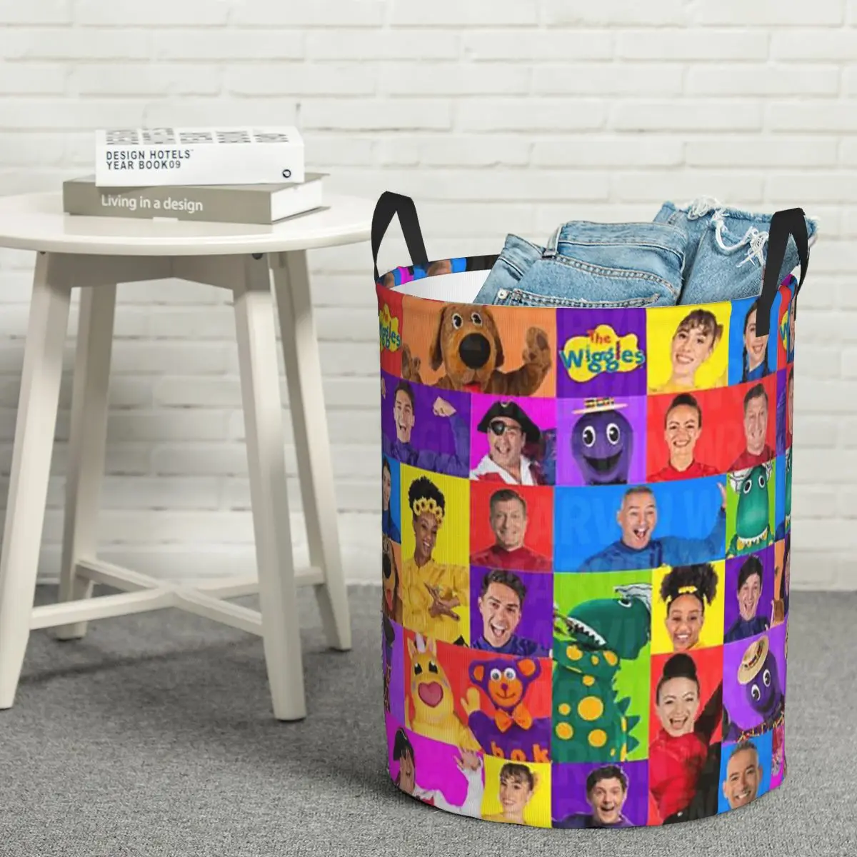 

Сборник белья The Wiggles, музыкальная группа, складная корзина для белья, домашний органайзер, детская корзина для стирки, домашний органайзер