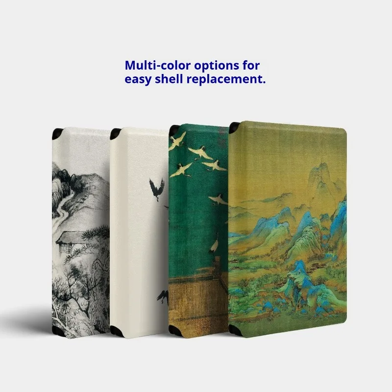 For XTEINK X4 Classic Ink Screen Reader Protective Cover PU Material Ancient Style Full Package Magnetic Flip Cover Shell