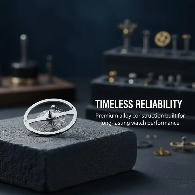 ✰✪7009A Mechanical Watch Balance Wheel Accurate Full Swing Component With Hairspring For Watch Restoration Activities