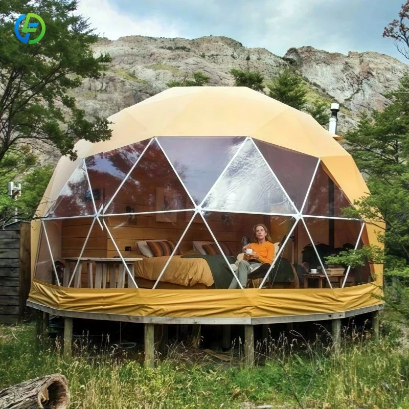 Hot Sale Luxury Sleeping Space Mobile Portable Outdoor Waterproof Camping Dome Tent House High-End Prefabricated FL Customized