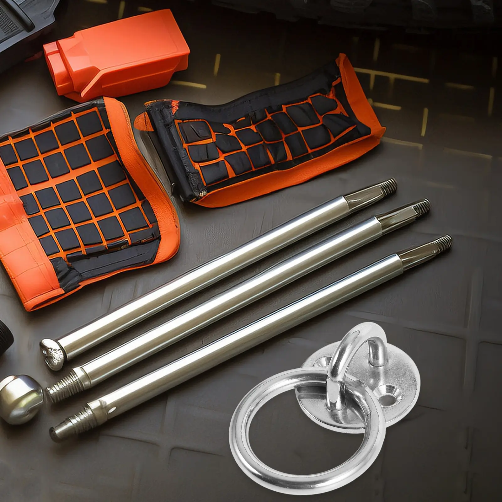 

Круглое крепежное кольцо из нержавеющей стали, сверхпрочная пластина-глухарь для морского оборудования, крюк для крепления к потолку, защита от коррозии