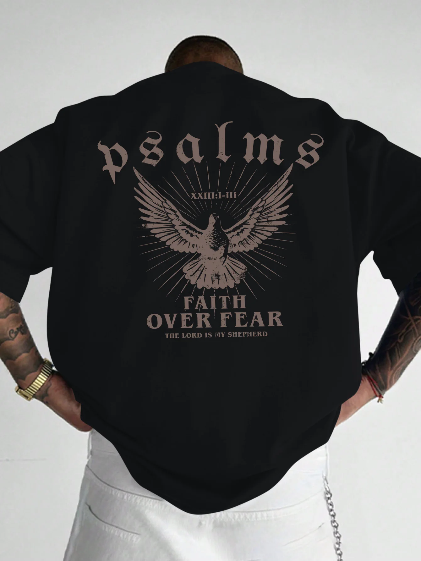 Men's Summer Cotton T-shirt The Words 