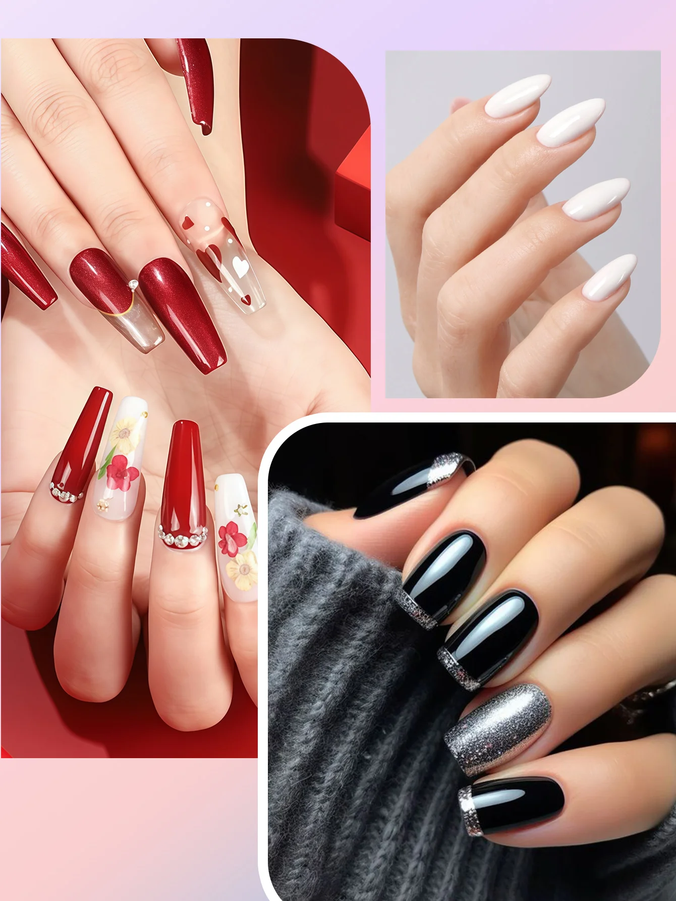 مجموعة طلاء أظافر جل مكونة من 6 قطع من فوكي، مناسبة لطلاء أظافر نسائي عالي الجودة، كهدية للعطلات أو لمشاريع DIY #3