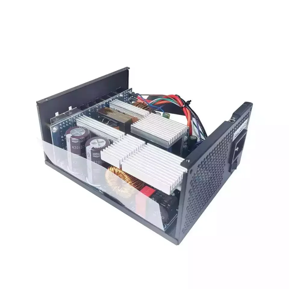 Psu Modular ETF Bitcoin PSU 1800W Unit Suplai Daya PC Pertambangan Atx PSU 110-230V Input 5-120V Output