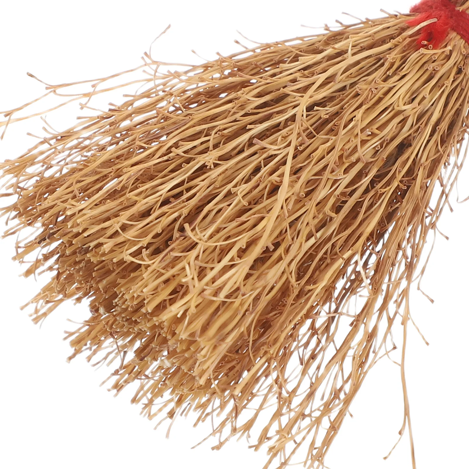 Balai en paille artificielle, 20 pièces, Costume d'halloween, cadeau de fête Cosplay, artisanat Miniature, décoration de paille