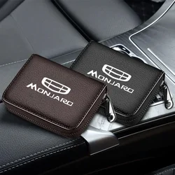 Car Driver's License Holder Card Bag Driving ID Card Storage Bag Wallet For Geely Monjaro Xingyue L 2022 2023 2024 Clubman