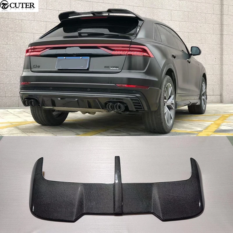 

Q8 Carbon Fiber Rear Spoiler Roof Spoiler Wing for Audi Q8 Car Body Kit