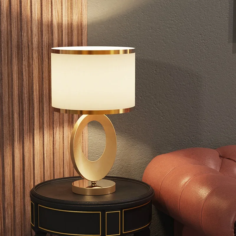 Desk lamp, bedroom bedside lamp, minimalist modern creative living room decoration, remote control,