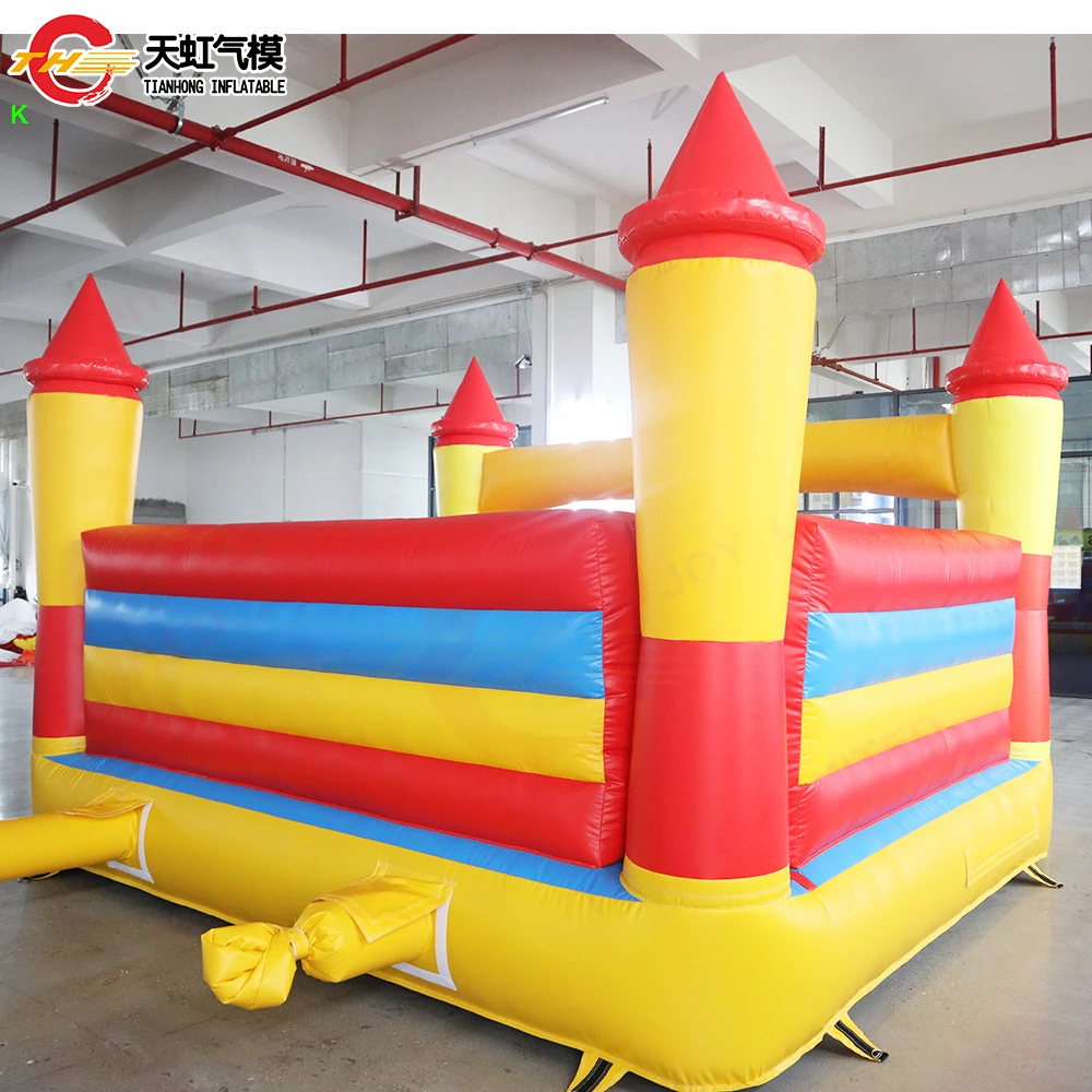 4x4x3mH Kommerzielle Happy Clown Aufblasbare Hüpfburg Luft Hüpfburg Karneval Spiele Für Party Vermietung mit Gebläse