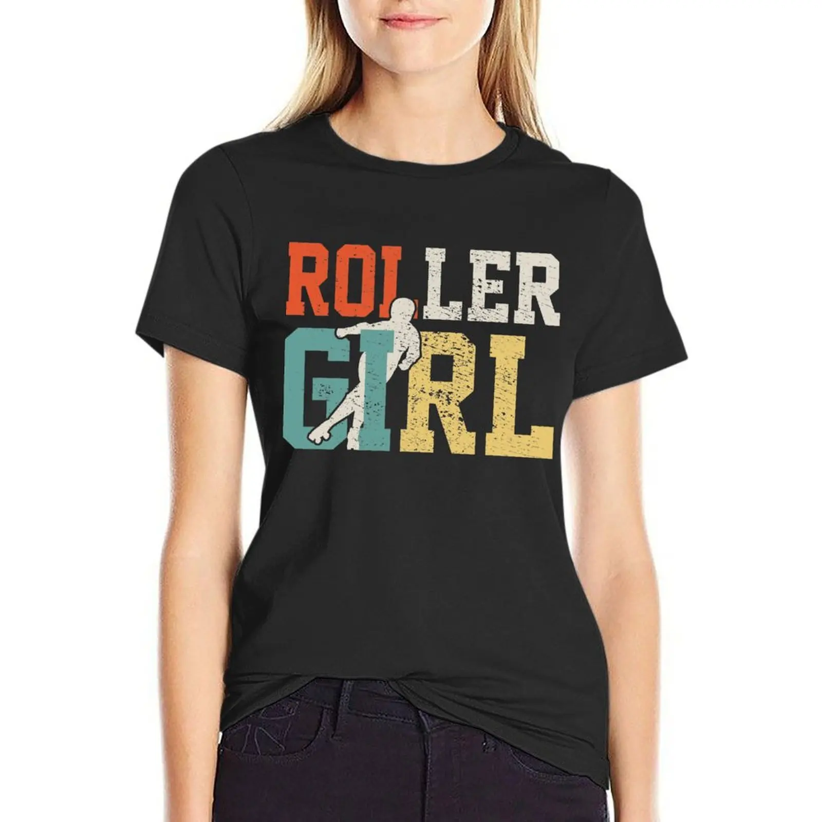 Roller Derby Skater T-Shirt aesthetic clothes summer top tshirts woman