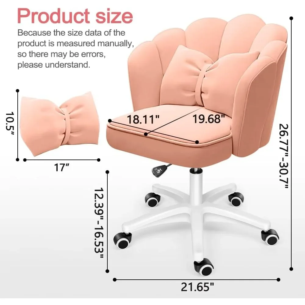 Office Chair Cute Petal Desk Chair Individual Armchair Chairs for Kitchen Mobile Sofa Playseat Chaise Gaming Stool