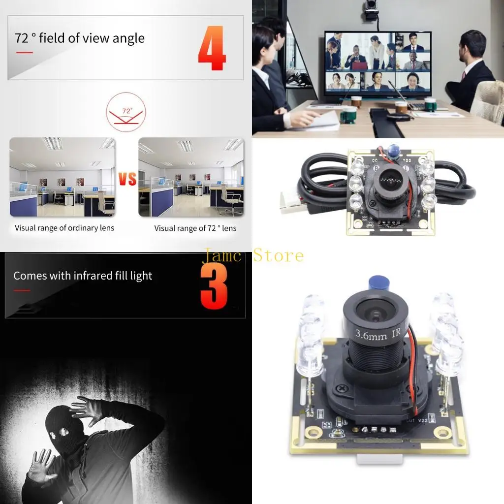 

LX0B Not Aberration Industrial Camera Module 850nm Lighting For AI Development