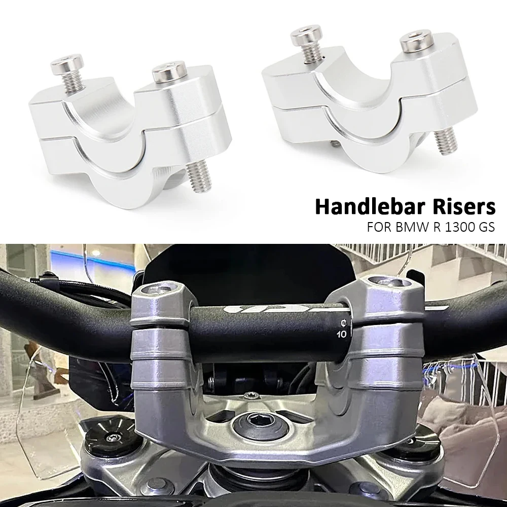 

Motorcycle Handlebar Riser CNC Handle Bar Raiser Extend Mount Clamp Adapter For BMW R 1300 GS r1300gs R 1300GS r 1300 gs