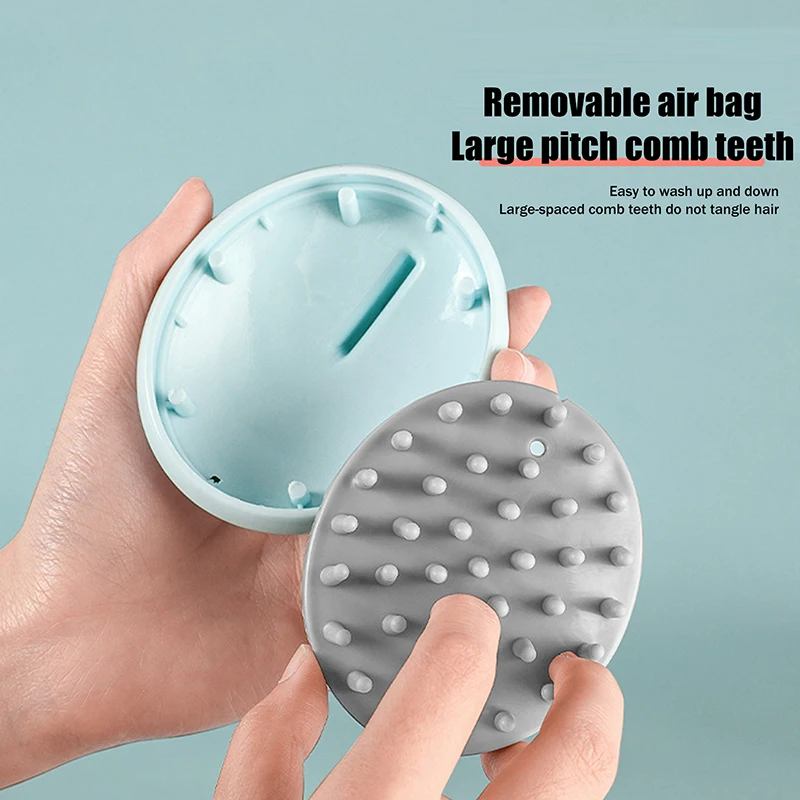 

2-в-1 щетка для шампуня, массажная расческа для кожи головы, расческа для мытья волос, массажная щетка для тела, щетка для ванны, душа, салонный парикмахерский инструмент